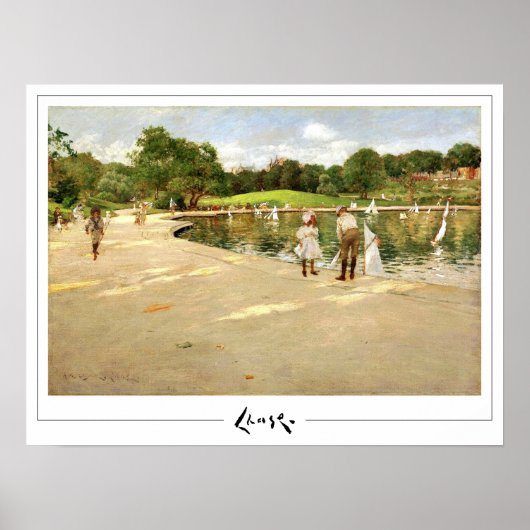William Merritt Chase Zedign Art Poster #346 (Voorkant)