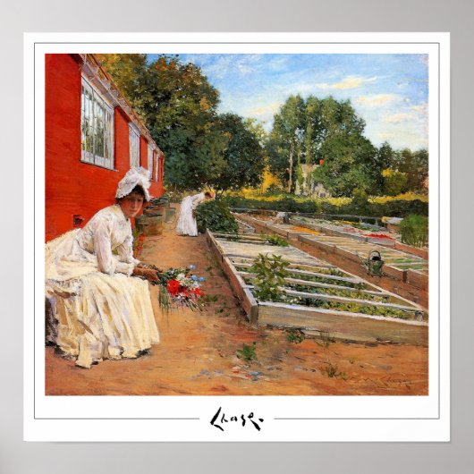 William Merritt Chase Zedign Poster d'art #201 (Devant)