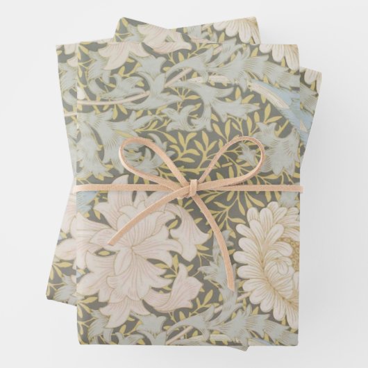 William Morris 19th Century Wrapping Paper Sheets (In situ)