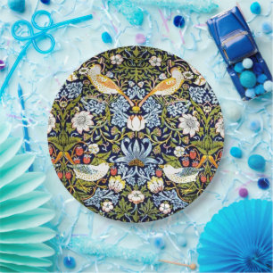 William Morris - Aardbeien Diep  Papieren Bordje