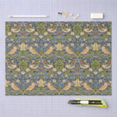 William Morris - Aardbeiendief Bloemenpatroon Tissuepapier (Craft)