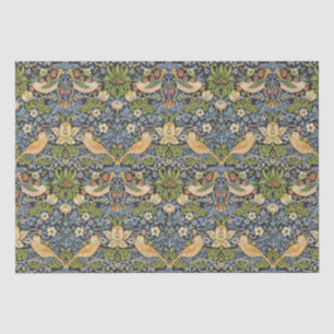 William Morris - Aardbeiendief Bloemenpatroon Tissuepapier