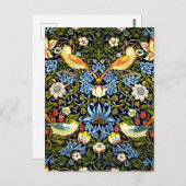 William Morris, aardbeiendief, Briefkaart (Voorkant / Achterkant)