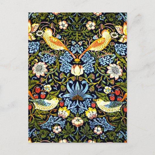 William Morris, aardbeiendief, Briefkaart (Voorkant)