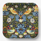 William Morris, aardbeiendief, Papieren Bordje (Voorkant)