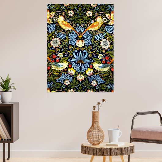 William Morris, aardbeiendief Poster (Woonkamer 3)