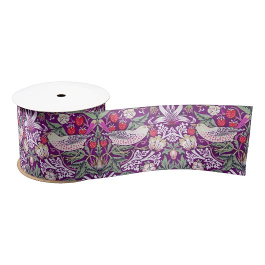 William Morris aardbery Thief Pattern Ribb Lint (Spoel)