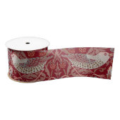William Morris aardbery Thief Satin Ribbon Lint (Spoel)