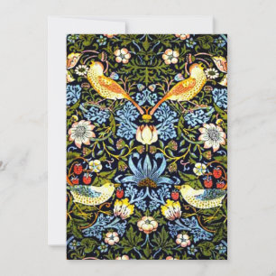 William Morris - Aardbevendief,  Bedankkaart