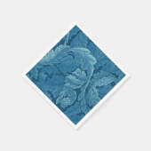 William Morris Acanthus Blue Servetten (Hoek)