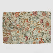 William Morris Acanthus Borduurwerk Bloemen Patroo Golfhanddoek (Horizontaal)