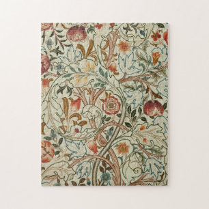 William Morris Acanthus Borduurwerk Bloemen Patroo Legpuzzel