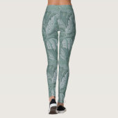 William Morris Acanthus Botanical Harmony Classic Leggings (Achterkant)