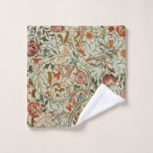 William Morris Acanthus Broderie Motif Floral (Gant de toilette)
