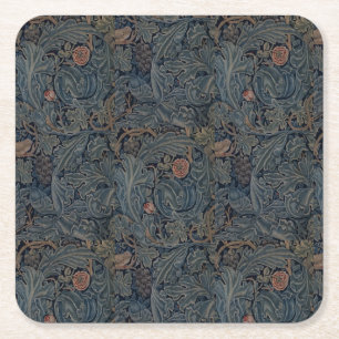 William Morris  Acanthus en Vine Vierkante Kartonnen Onderzetter