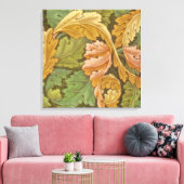 William Morris Acanthus  Floral Canvas Afdruk (Insitu (Woonkamer))