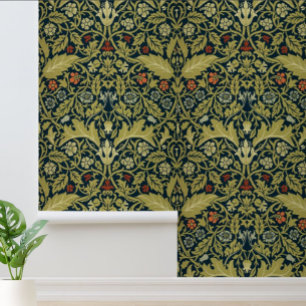 William Morris  Acanthus Floral Pattern Behang