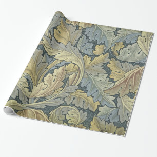 William Morris Acanthus laat Floral Art Nouveau Cadeaupapier