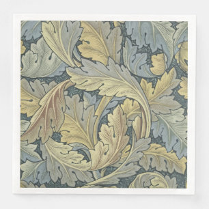 William Morris Acanthus laat Floral Art Nouveau Servet