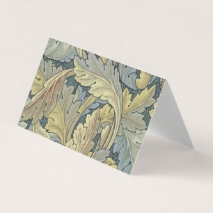 William Morris Acanthus laat Floral Art Nouveau Visitekaartjes