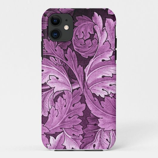 William Morris Acanthus Patroon Iphone Case (Achterkant)