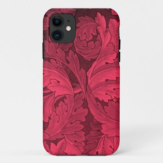 William Morris Acanthus Patroon Iphone Case (Achterkant)