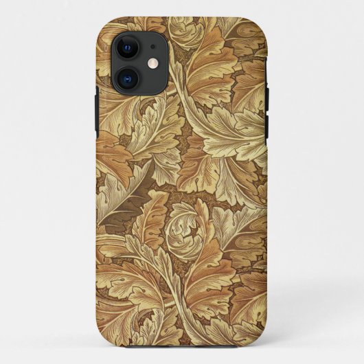 William Morris Acanthus Patroon Iphone Case (Achterkant)
