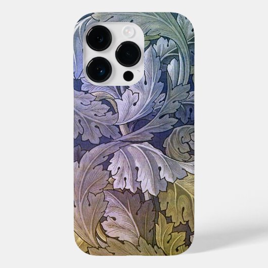 William Morris Acanthus Patroon Iphone Case (Achterkant)