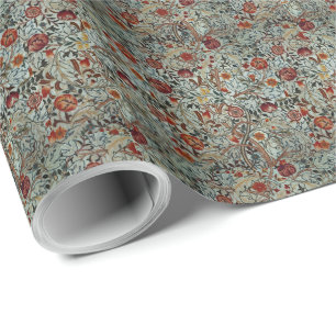 William Morris Acanthus Portière Floral Cadeaupapier