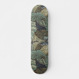 William Morris Acanthus Sage Bloemen Plantaardige Skateboard