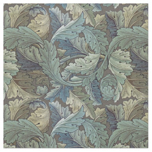 William Morris Acanthus Sage Bloemen Plantaardige Stof