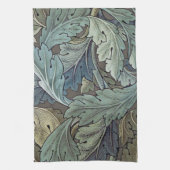William Morris Acanthus Sage Bloemen Plantaardige Theedoek (Verticaal)
