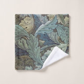 William Morris Acanthus Sage Fleur Floral Botaniqu (Gant de toilette)