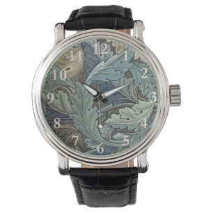 William Morris Acanthus Salie Bloem Bloemrijk Bota Horloge