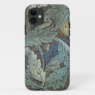 William Morris Acanthus Salie Bloem Florale Botani iPhone 11 Hoesje