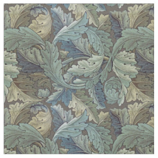 William Morris Acanthus Salie Bloem Florale Botani Stof