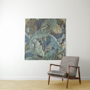 William Morris Acanthus Salie Bloem Florale Botani Wandkleed