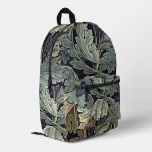 William Morris Acanthus Wallpaper Leaves Bedrukte Rugzak