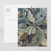William Morris Acanthus Wallpaper Leaves Briefkaart (Voorkant / Achterkant)