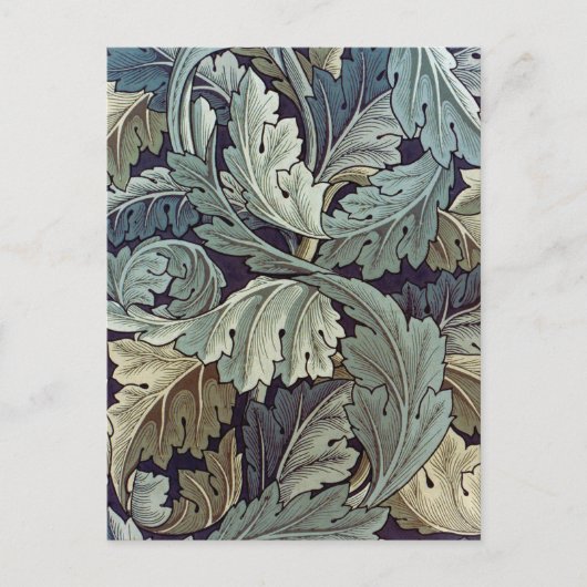 William Morris Acanthus Wallpaper Leaves Briefkaart (Voorkant)