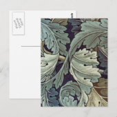 William Morris Acanthus Wallpaper Leaves Briefkaart (Voorkant / Achterkant)