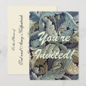 William Morris Acanthus Wallpaper Leaves Kaart (Voorkant / Achterkant)