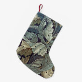 William Morris Acanthus Wallpaper Leaves Kleine Kerstsok (Voorkant (Hangend))