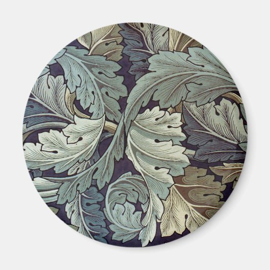 William Morris Acanthus Wallpaper Leaves Magneet (Voorkant)