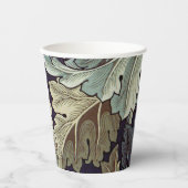 William Morris Acanthus Wallpaper Leaves Papieren Bekers (Voorkant)