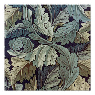 William Morris Acanthus Wallpaper Leaves Perfect Poster