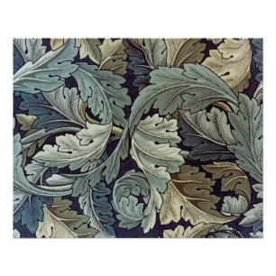 William Morris Acanthus Wallpaper Leaves Perfect Poster