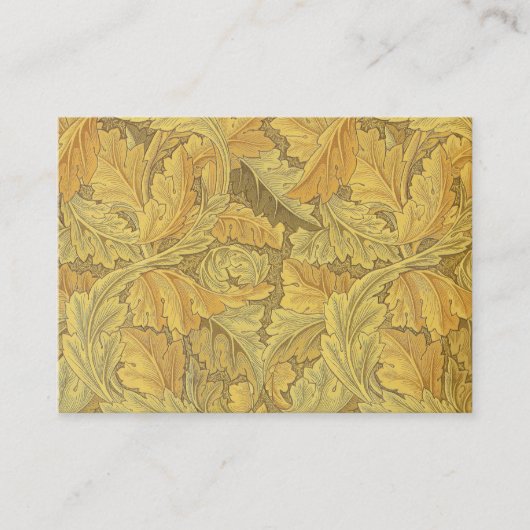 William Morris Acanthus Wallpaper Visitekaartje (Voorkant)