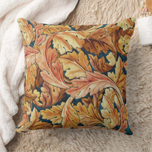 William Morris Acanthusblad Herfstpatroon Kussen