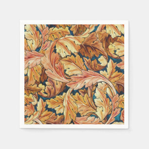 William Morris Acanthusblad Herfstpatroon Servet